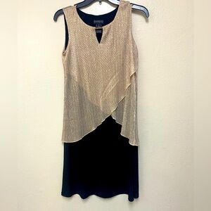 Ladies Black/gold dress